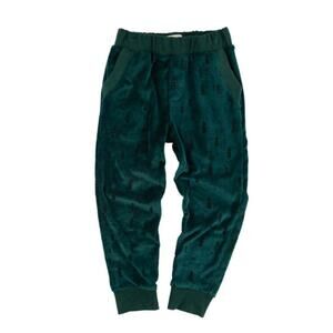 Miki Miette Ziggy Velour Tree Print Jogger, Aspen, 6 months